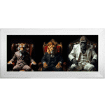 Jungle Mafia Bosses - Framed Animal Wall Art