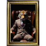 Tiger Boss - Framed Animal Wall Art