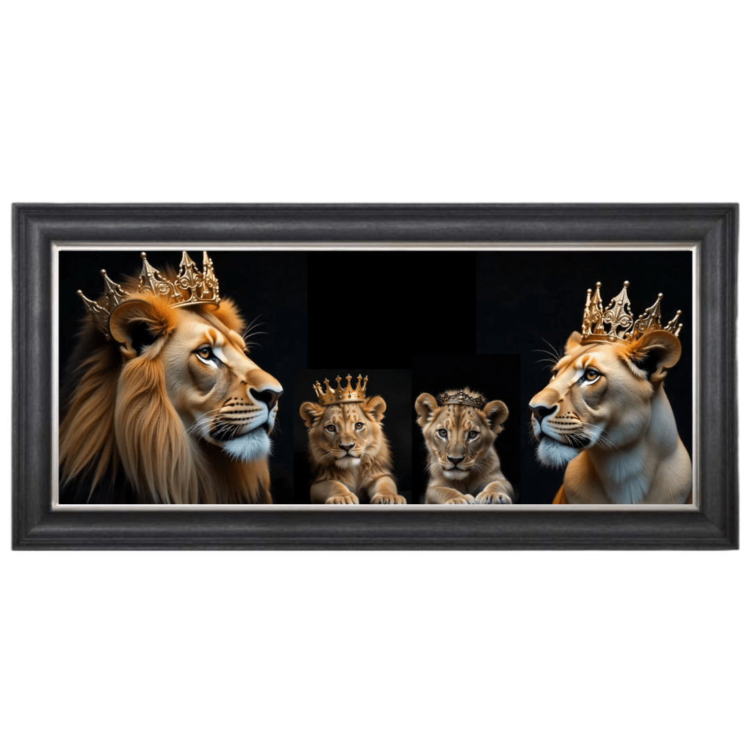 Royal Lion Family Wall Art
