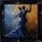 The Waltz - Abstract Framed Wall Art