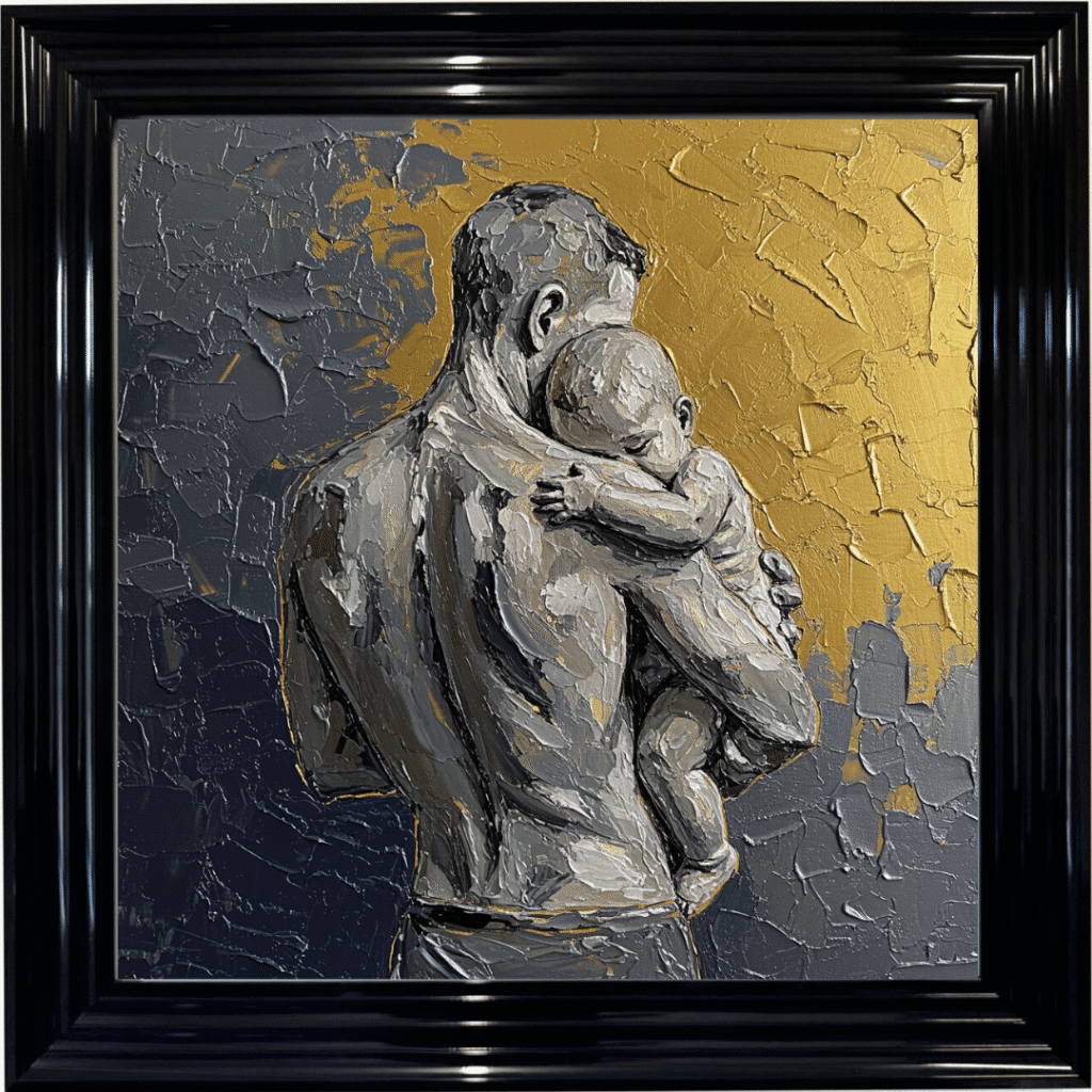 Fathers Love - Abstract Framed Wall Art
