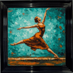 The Jete - Abstract Framed Wall Art