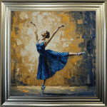 The Pose - Abstract Framed Wall Art