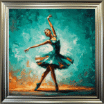 The Stance - Abstract Framed Wall Art