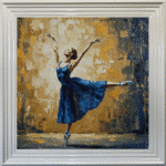 The Pose - Abstract Framed Wall Art