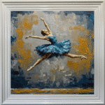 The Leap - Abstract Framed Wall Art
