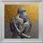 The Embrace - Abstract Framed Wall Art