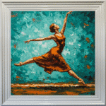 The Jete - Abstract Framed Wall Art