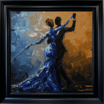 The Waltz - Abstract Framed Wall Art