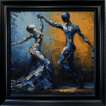 The Tango - Abstract Framed Wall Art