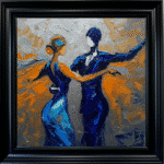 The Foxtrot - Abstract Framed Wall Art