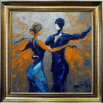 The Foxtrot - Abstract Framed Wall Art