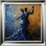 The Waltz - Abstract Framed Wall Art
