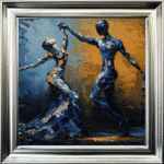 The Tango - Abstract Framed Wall Art