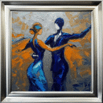 The Foxtrot - Abstract Framed Wall Art