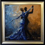 The Waltz - Abstract Framed Wall Art