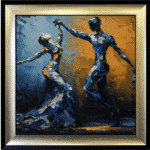 The Tango - Abstract Framed Wall Art