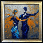 The Foxtrot - Abstract Framed Wall Art