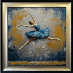 The Leap - Abstract Framed Wall Art