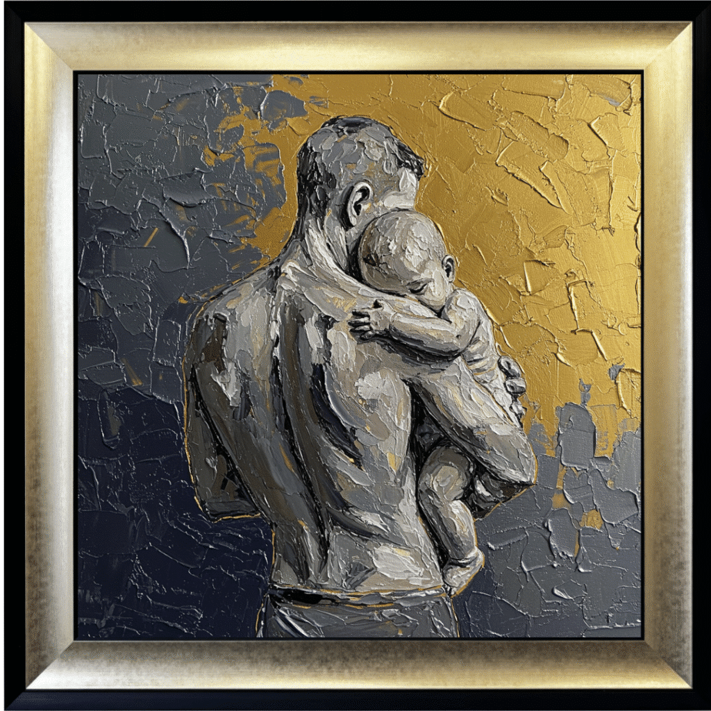 Fathers Love - Abstract Framed Wall Art