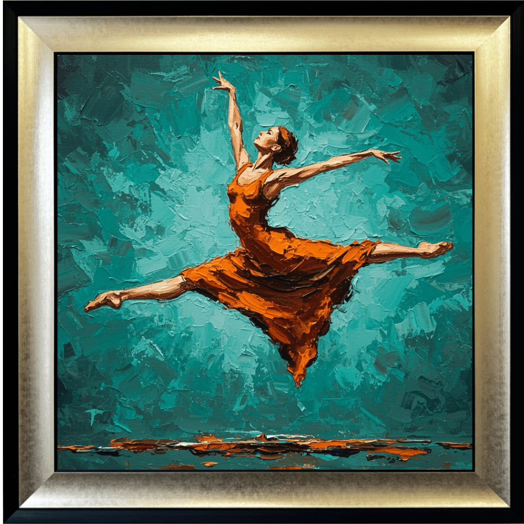 Untitled - 2025-05-26T164634.743 The Jump - Abstract Framed Wall Art