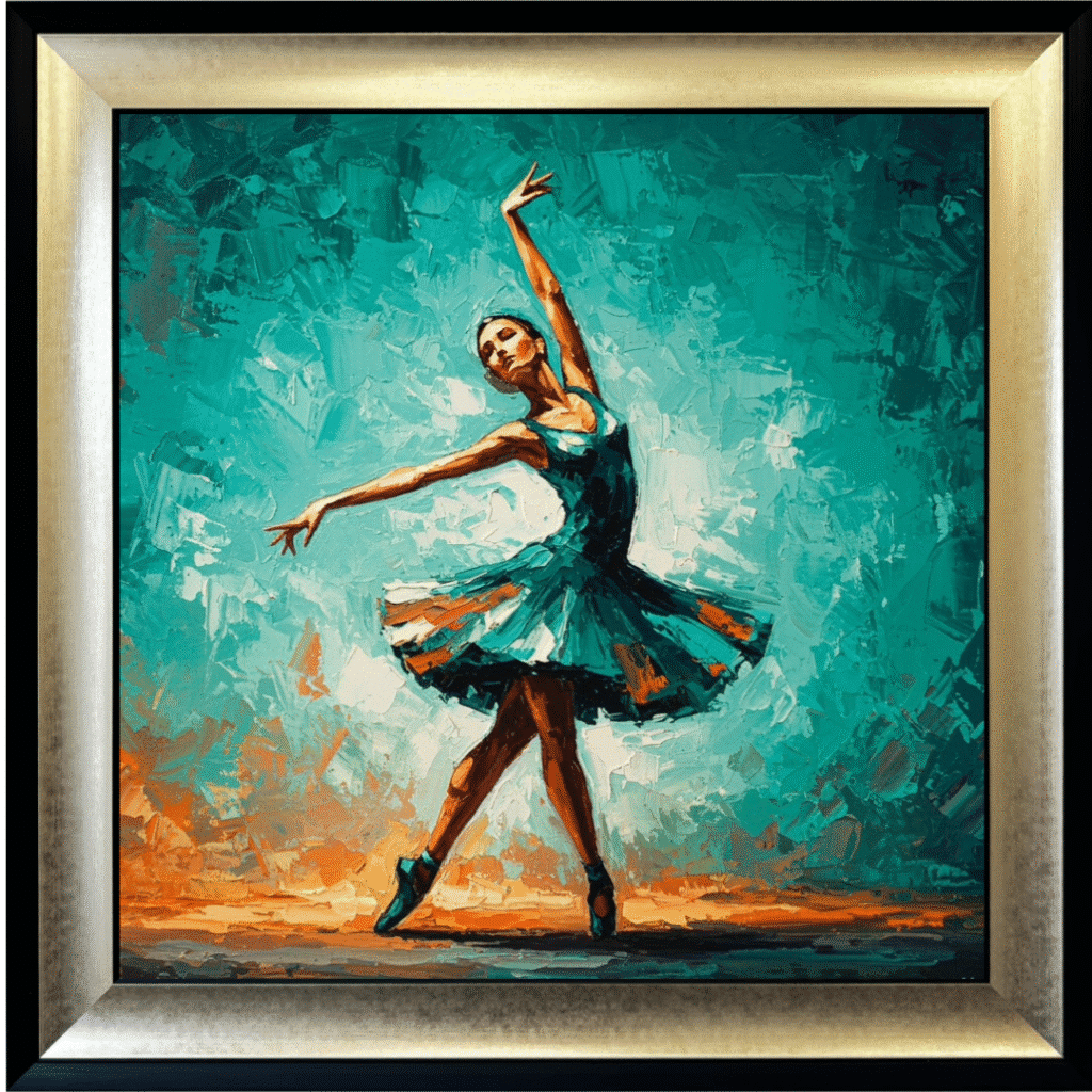 The Stance - Abstract Framed Wall Art