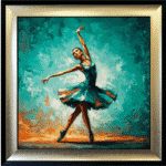 The Stance - Abstract Framed Wall Art