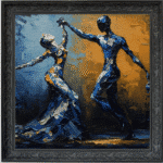 The Tango - Abstract Framed Wall Art