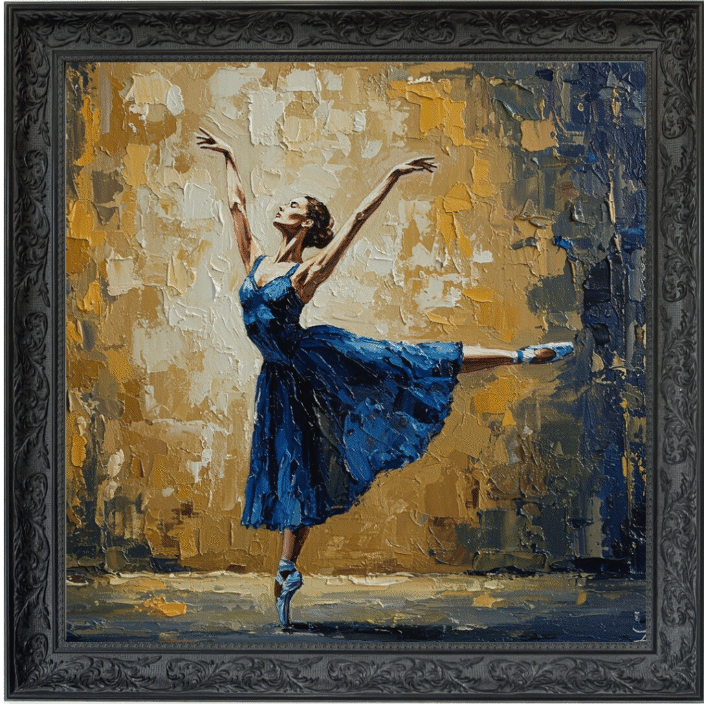 The Pose - Abstract Framed Wall Art