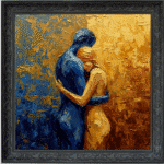 The Hug - Abstract Framed Wall Art