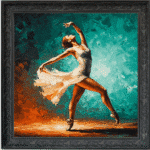 Fearless- Abstract Framed Wall Art