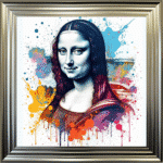 Our Lisa - Colour Splash Wall Art