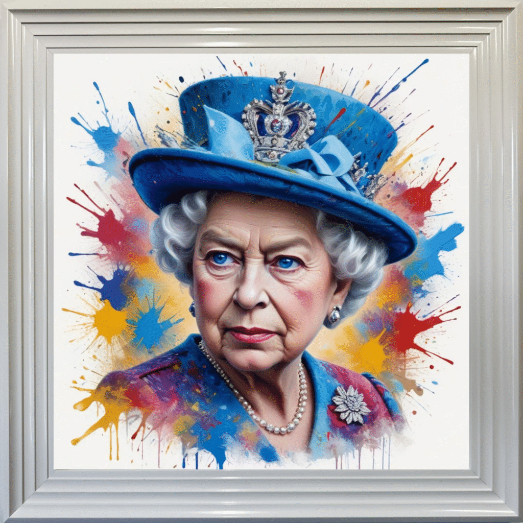 Her Madge - Colour Splash Wall Art