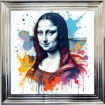 Our Lisa - Colour Splash Wall Art