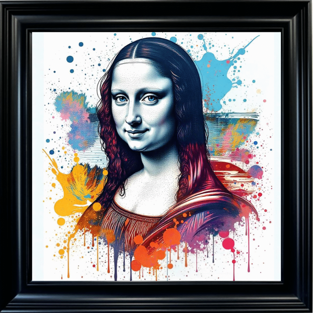 Our Lisa - Colour Splash Wall Art