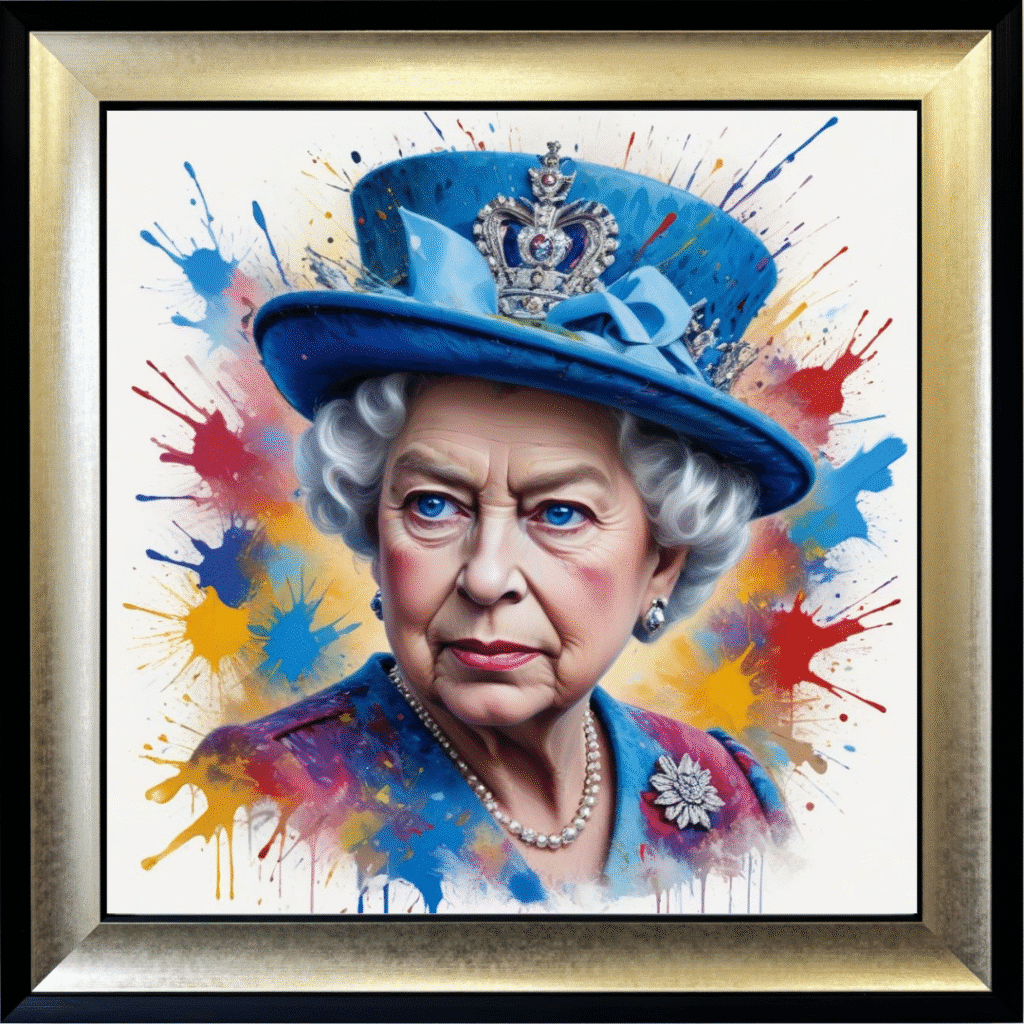 Her Madge - Colour Splash Wall Art