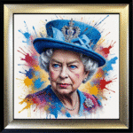 Her Madge - Colour Splash Wall Art