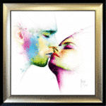 La Baiser Framed Picture by Patrice Murciano