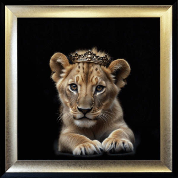 Royal Lioness Cub - Framed Picture
