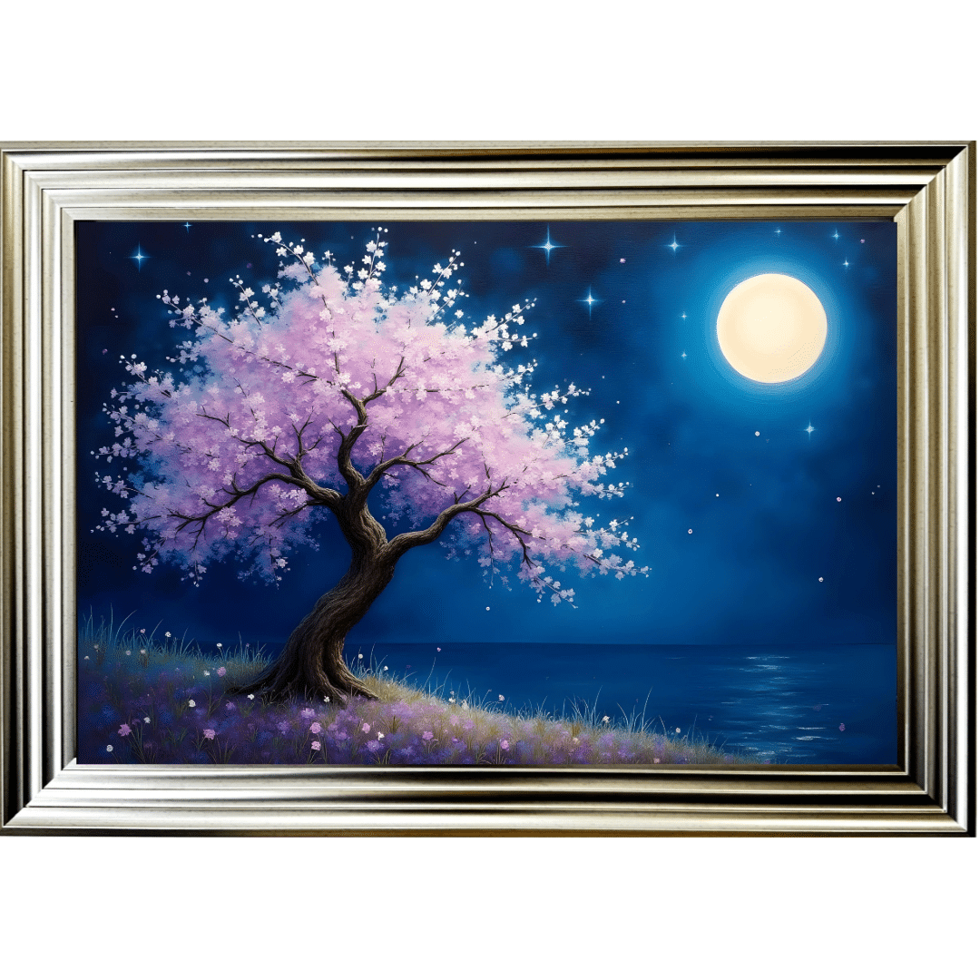 Untitled - 2025-06-13T131322.827 Tree of Lilac - Framed Wall Art