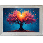 Tree of Hearts - Framed Wall Art