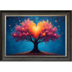 Tree of Hearts - Framed Wall Art