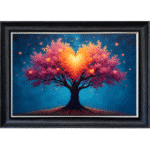 Tree of Hearts - Framed Wall Art