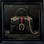 Gucci Bag - Framed wall art