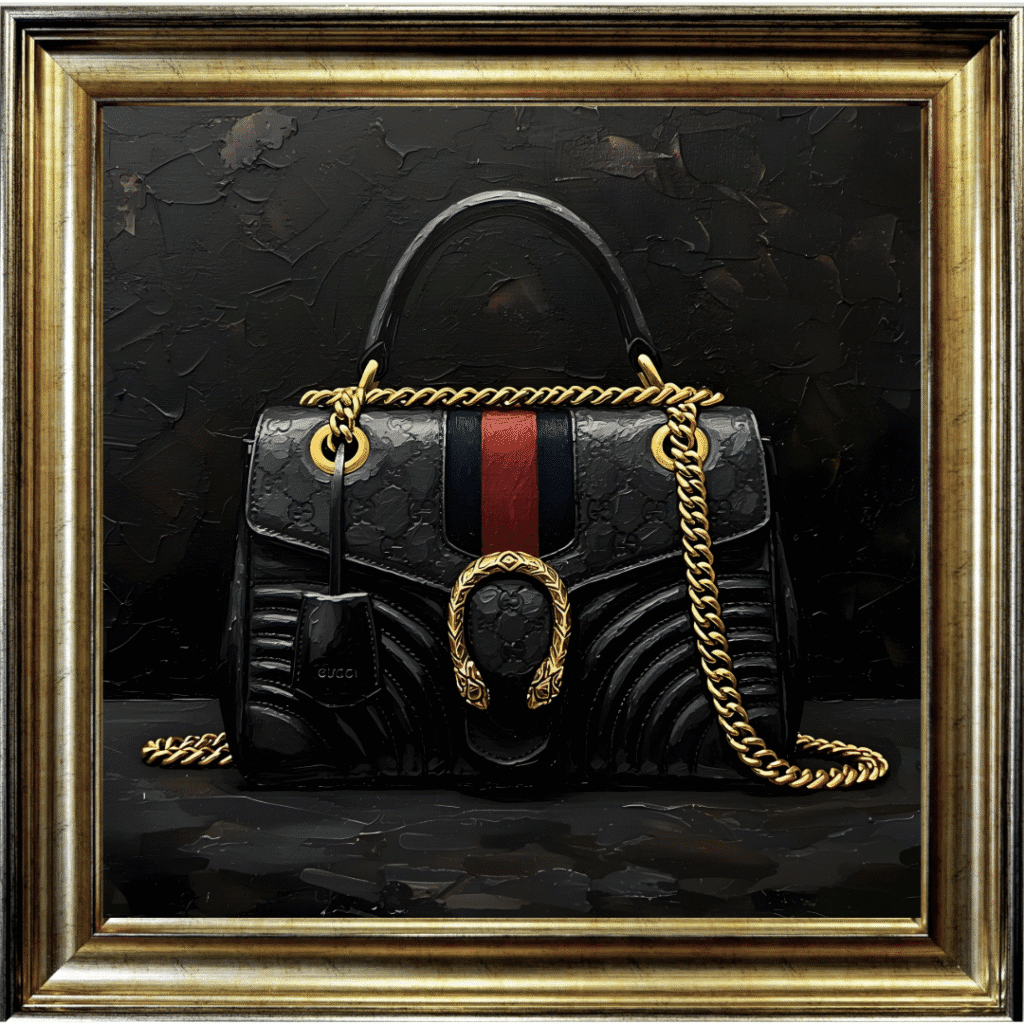 Gucci Bag - Framed wall art