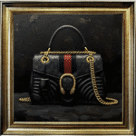 Gucci Bag - Framed wall art