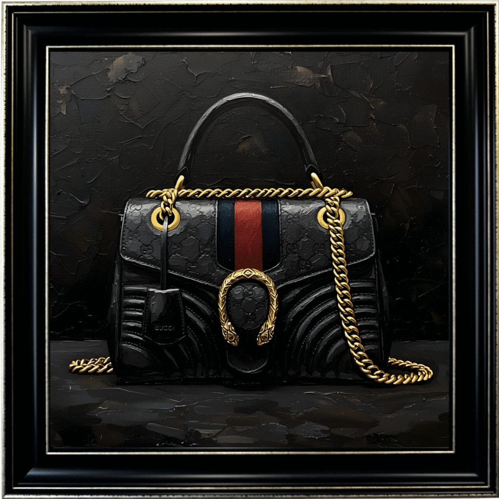 Gucci Bag - Framed wall art