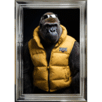 Gorilla with shades - Framed Animal Wall Art - Trade