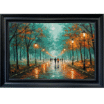 Autumn Park - Framed Wall Art