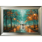 Autumn Park - Framed Wall Art
